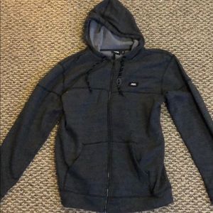 Vans grey zip up jacket